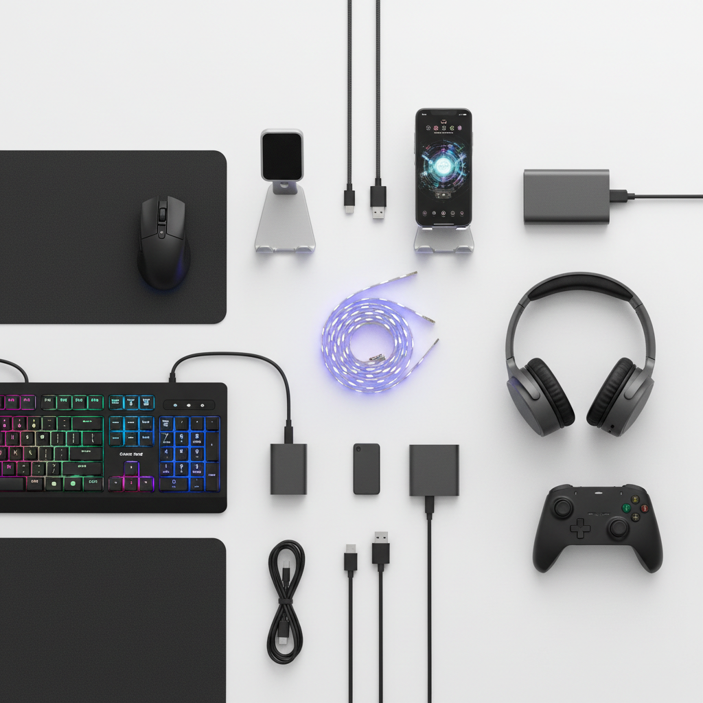 Gadgets tech tendance LED gaming accessoires